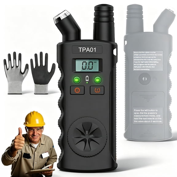 TPMS Reset Tool for Tire Pressure Sensors, Digital 150 PSI Tire Gauge & Activation Tool for TPMS Warning Light Reset, Compatible with Most Vehicles
