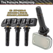 TPMS Sensor For 2020-2025 Ford Escape 315MHz   JX7T-1A180-AA 4-Pack TPMS, Pre-Programmed Metallic Valve Stem Sensors