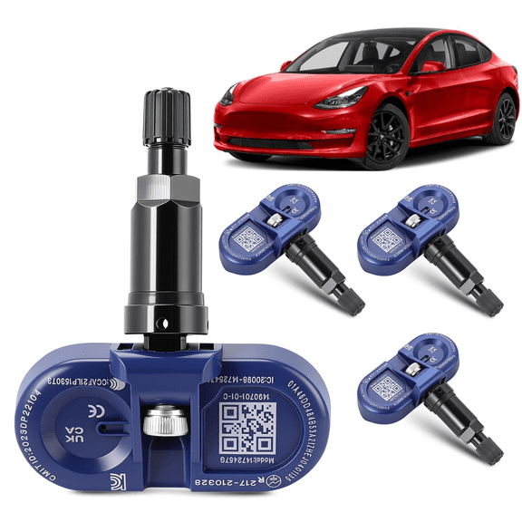 TPMS Sensors Tire Pressure Sensor Compatible with 2021 2022 2023 2024 Tesla Model 3 Model Y Model S Model X Replaces OE 1490701-00-B 1490701-01-B