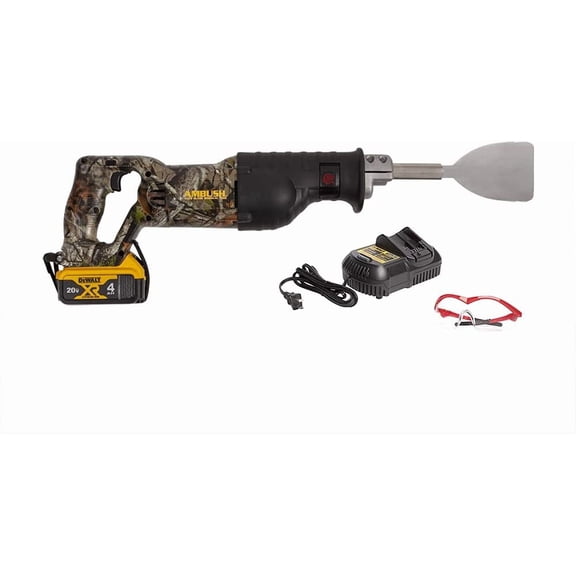 Equalizer Ambush - ATV2012 Kit 20-Volt Li-Ion Battery Windshield Kit, Windshield Extractor Removal kit, Auto Glass Cut Out Tool