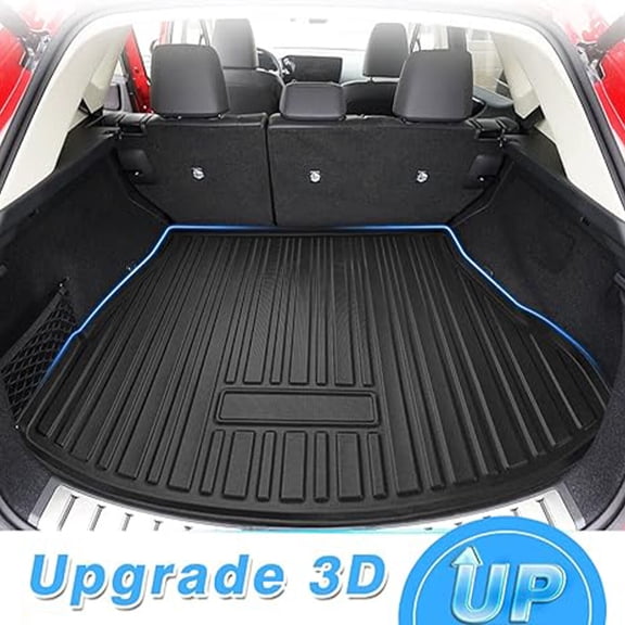 TPO Protection Rear Trunk Tray Cargo Mat Liners Protector Customized for Lexus NX NX250 NX350 NX350h NX450h+ 2022-2022 Black All Weather Waterproof Carpet