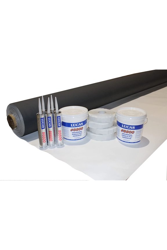 TPO RV Rubber Roof Kit 45 mil-9'6" x 40'