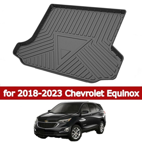 TPO Universal Car Rear Cargo Liner for Chevrolet Equinox 2018-2023 Trunk Mat 5-seats