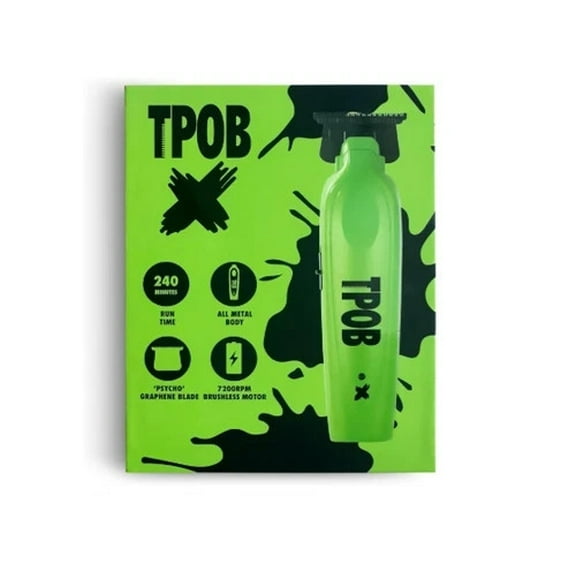 TPOB X Digital Brushless 6800rpm Slime Metal Professional Hair X Clipper Green