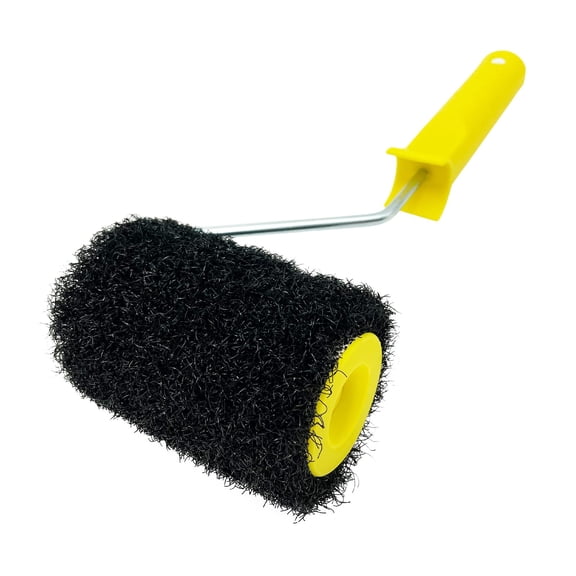TPPENG 4 Inch Drywall Texture Roller Brush, Paint Roller For Wall Ceiling Coating Decoration, Yellow 2 Pack