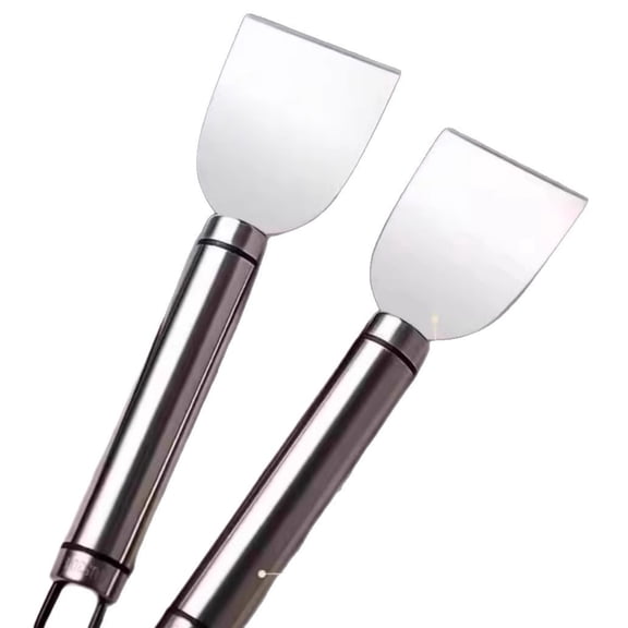 TPPENG Heavy Duty Putty Knife Scraper, Stove Cooktop Oven Glass Surface Cleaning Tool, 2 Pack