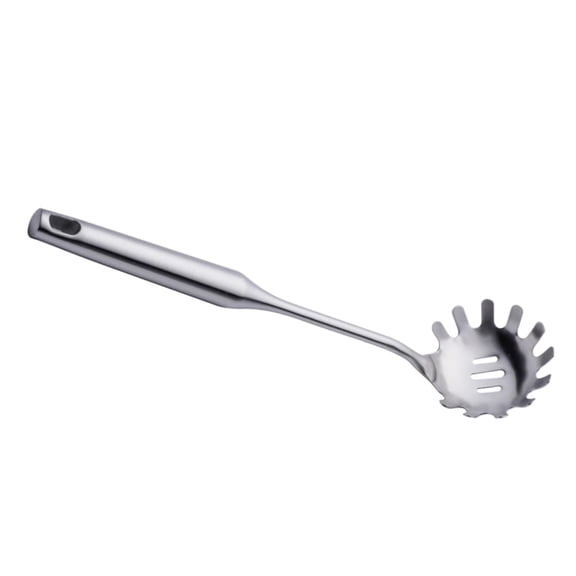 TPPENG Stainless Steel Spaghetti Server Fork, Rustproof Integrated Pasta Serving Tool With Ergonomic Handle