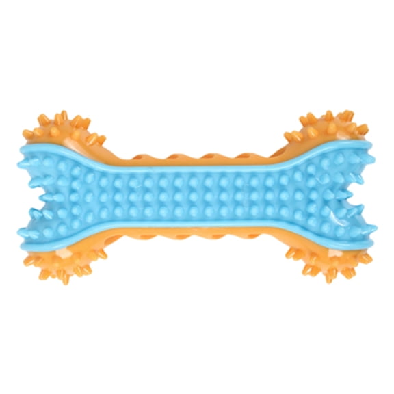 TPR Bone-Shaped Dog Chew Toys, Dental Teething Toys for Puppies and Dogs, Long Lasting Chew Bone for Boredom Relief