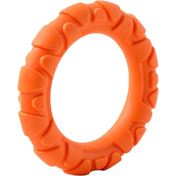 TPR Chewing Ring Dog Toy, Soft Durable Teething Ring, Lightweight Interactive Tug-of-War Toy for Small Dogs & Puppies, Ideal for Indoor/Outdoor & Pool Play, Summer Travel-Friendly