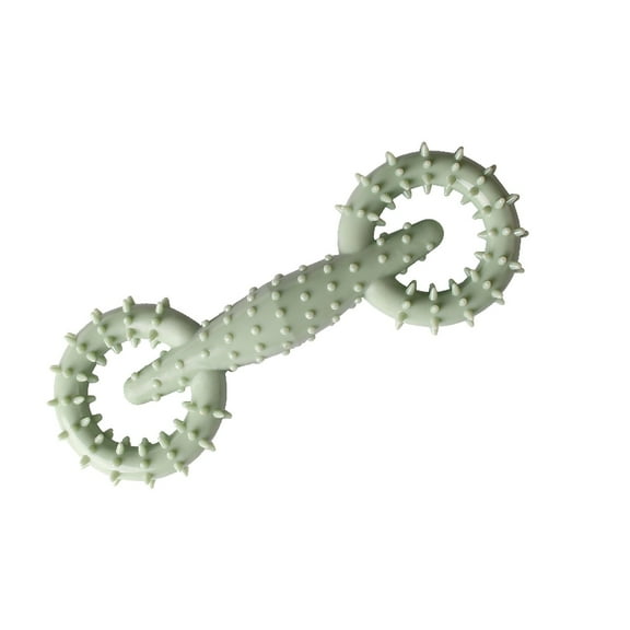 TPR Dog Chewing Toy with Pull Ring - Durable, Interactive, Teeth Cleaning, for Small Medium Dogs