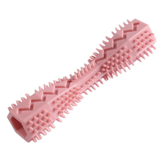 TPR Dog Toothbrush Chew Toy - Soft Rubber, Bump Design - Teeth Cleaning, Massage, Anti-Choke - 14.2cm, for Puppies/Small Dogs