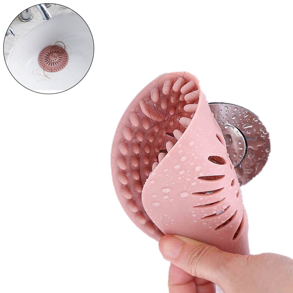 TPR Hair Catcher Hair Stopper Sink Strainer Filter Shower Drain Covers