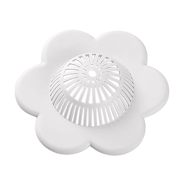 TPR Sink Filter with Suction Cup - Hair & Debris Collector for Bathroom, Kitchen, Laundry Room, Anti-Clog