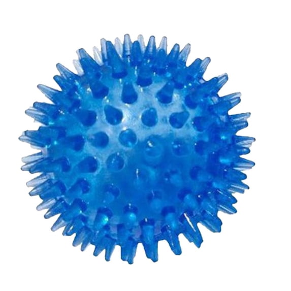 TPR Squeaky Dog Ball Toy, Durable Indestructible Chew Ball for Medium Large Dogs, Interactive Fetch & Tug Toy, BPA-Free, Odorless, 2.6 Inch