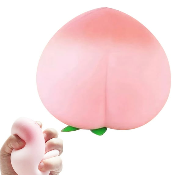 TPR Stress Relief Peach Toys with Unique Design for Multiple Occasions