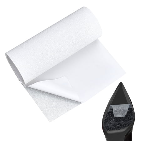 TPR(Thermoplastic Rubber) Antiskid Adhesive Film Flat Clear 100x0.7mm 0.54 yards(0.5m)/sheet for DIY