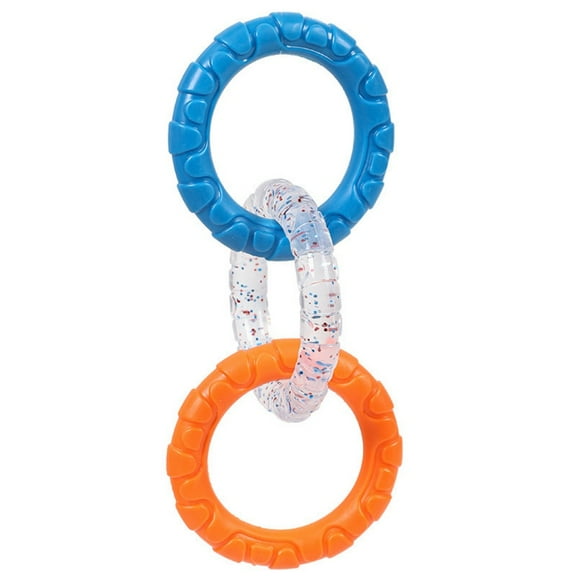 TPR3 Ring Dragging Dog Toy, Durable and Waterproof Dog Chewing Toy, Pet Training Teeth, Interactive for Small and Medium sized Puppies, Aggressive Chewing Toy