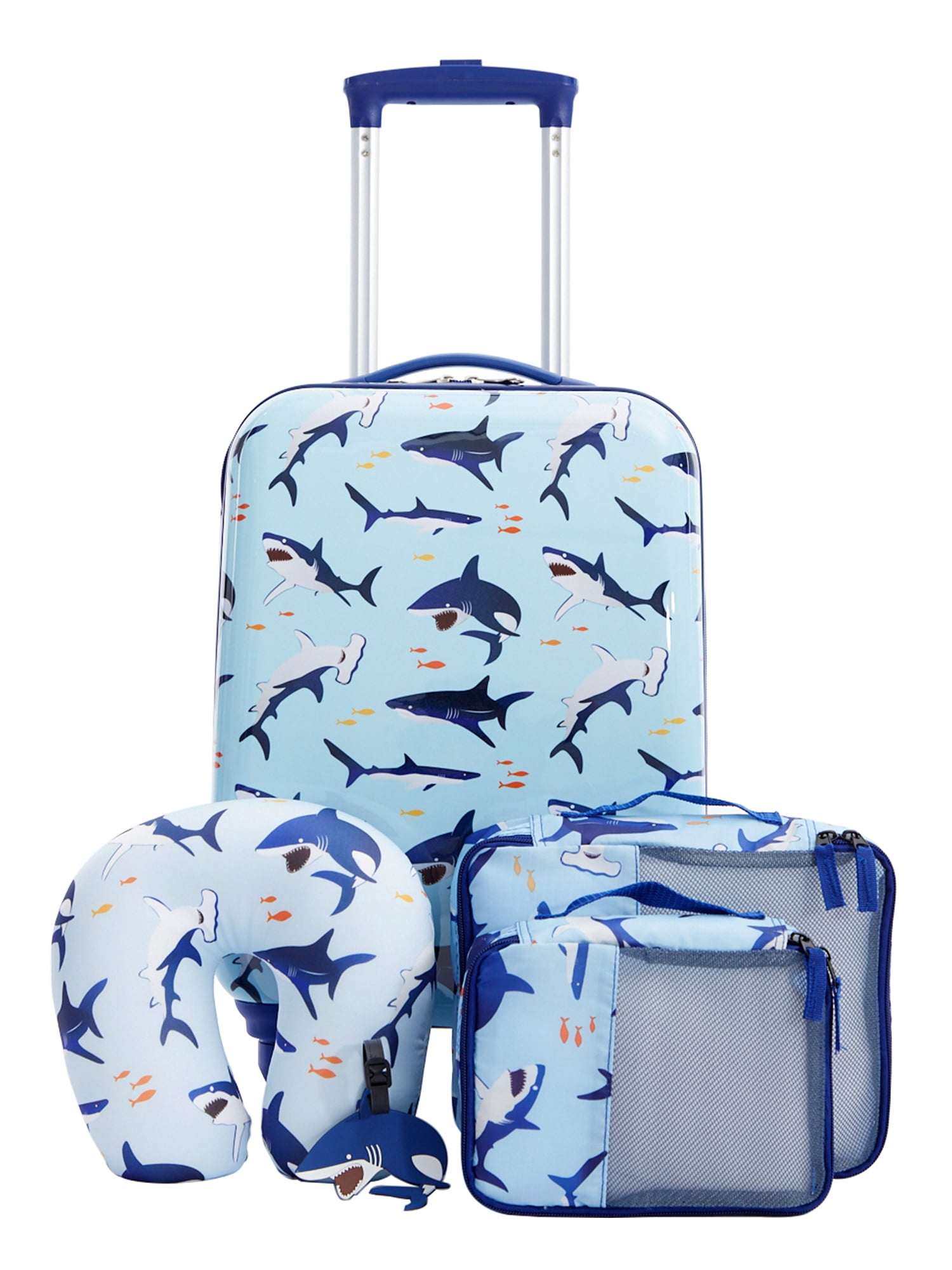 Jaxpety Owl Kids Travel Hard Shell Suitcase Set W/Backpack