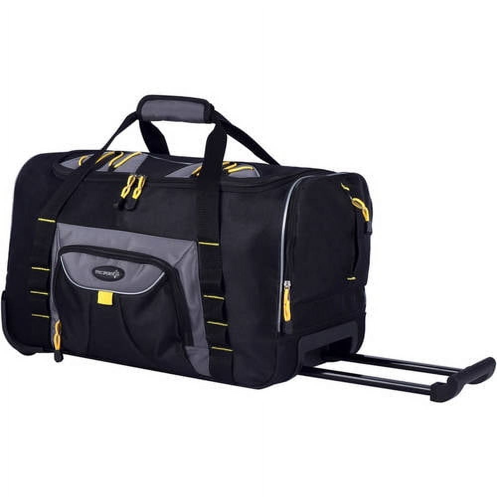 TPRC By Travelers Club 21-Inch Rolling Adult Duffel Carry-on, Black