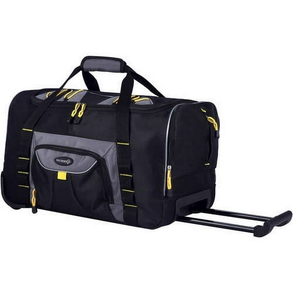 TPRC By Travelers Club 21-Inch Rolling Adult Duffel Carry-on, Black