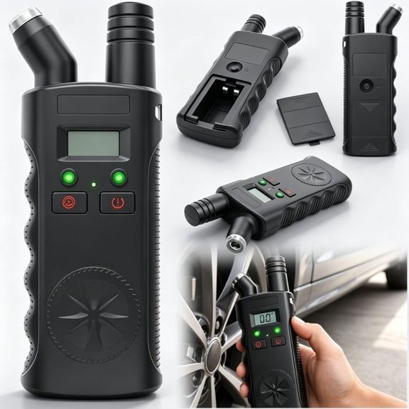 TPS Sensor Reset Tool, 2-in-1 Digital Tpms Reset Gauge Tool for All Cars