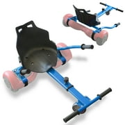 TPS Universal Hoverboard Seat Attachment Hoverboard Go Kart with Adjustable Frame Length Compatible with Most Hoverboard self-stabilizing Scooters for Kids and Adults (Blue)