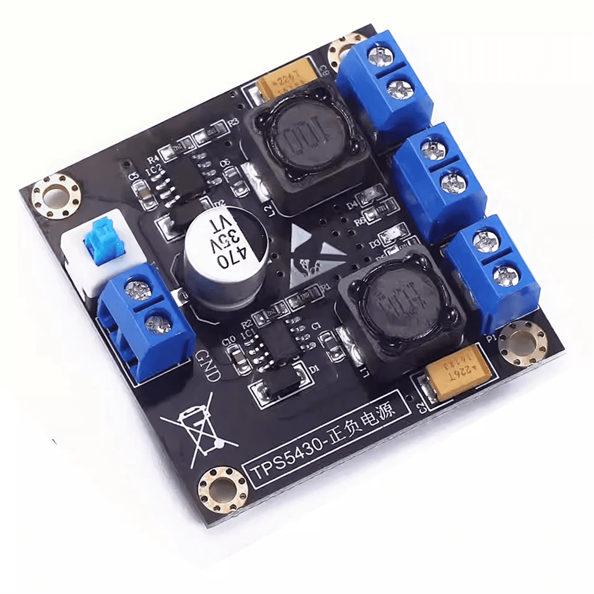 TPS5430 Positive Negative Dual Power Supply Module with Switching 5V ...