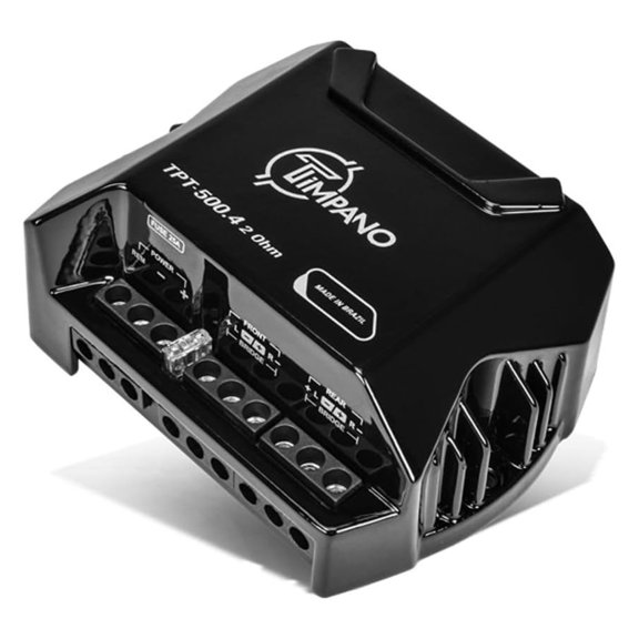 TPT-500.4 Mini Compact 4 Channel Car Audio Amplifier 400W 2 Ohm