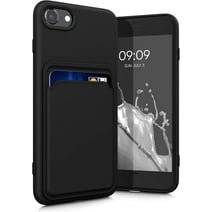TPU Case with Card Slot for Apple iPhone SE (2022) / iPhone SE (2020) / iPhone 8 / iPhone 7 Black