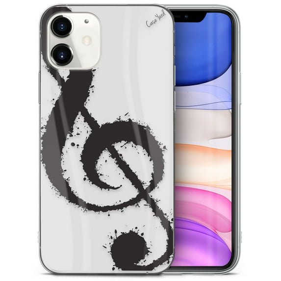 TPU Clear Case for iPhone 13 Pro Max with Music Is The Answer design phone cover