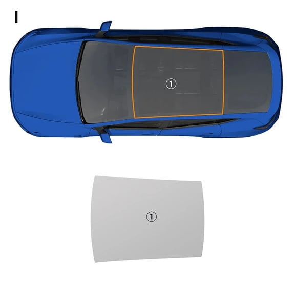 TPU Ice Armor Pre-Cut Sunroof Protection Film for Tesla Model Y Juniper 2025 2026-UP ModelY Heat Insulation Car PPF Accessories