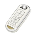 thumbnail image 1 of TPU Key Fob Cover for Mazda - Full Protection,Smart Keyless Car Key, White Sliver, 1 of 6