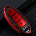 thumbnail image 1 of TPU Leather Car Key Fob Case Cover for Nissan for Qashqai for Trail for Versa, 1 of 9