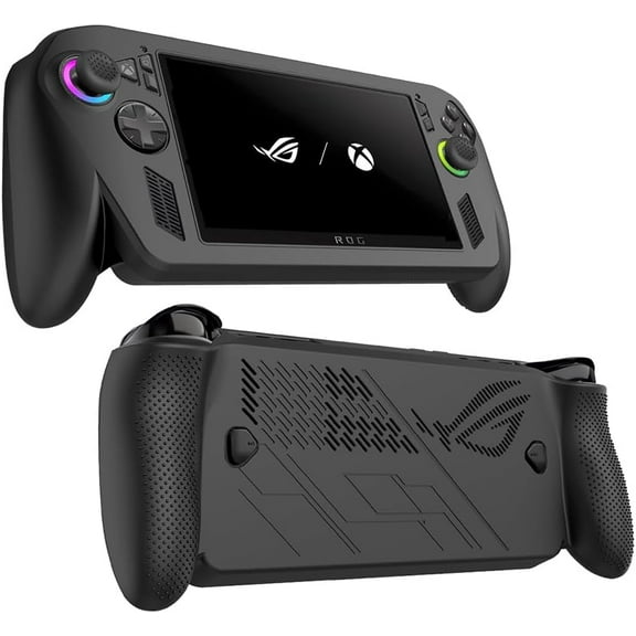 TPU Protective Case for ROG Xbox Ally X/ROG Xbox Ally,Comprehensive Protection Dirt and Scratch Resistant, Impact Resistant, Heat dissipating Design with Bracket (Black)