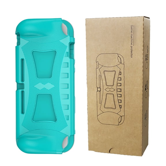 TPU Protective Case Shockproof Grip Handle Shell Cover for Nintendo Switch Lite-Green