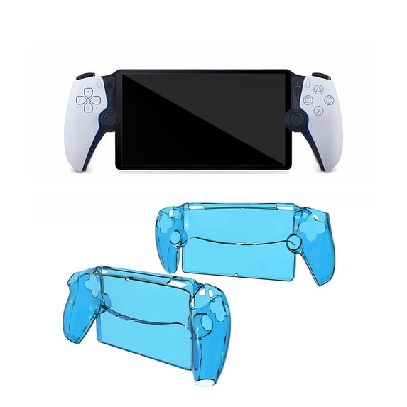 TPU Protective Case Shockproof Transparent Anti-Drop Anti-Scratch for PS5 Portal(Blue)
