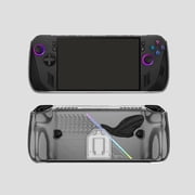 TPU Protector Case Skin with Foldable Stand for Rog Ally X Gaming Console, Protective Case for Rog Ally X with Kickstand, Shock-Absorption, Non-Slip and Anti-Scratch Accessories