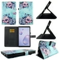 thumbnail image 1 of TPU Shell Case for Lenovo Smart Tab M8 (TB-8505FS) Blue Flower Slim PU Leather Folding Stand Cover with Auto Wake/Sleep for 8.0 Inch, 1 of 6