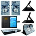 thumbnail image 1 of TPU Shell Case for Lenovo Smart Tab M8 (TB-8505FS) Snow Wolf Slim PU Leather Folding Stand Cover with Auto Wake/Sleep for 8.0 Inch, 1 of 7