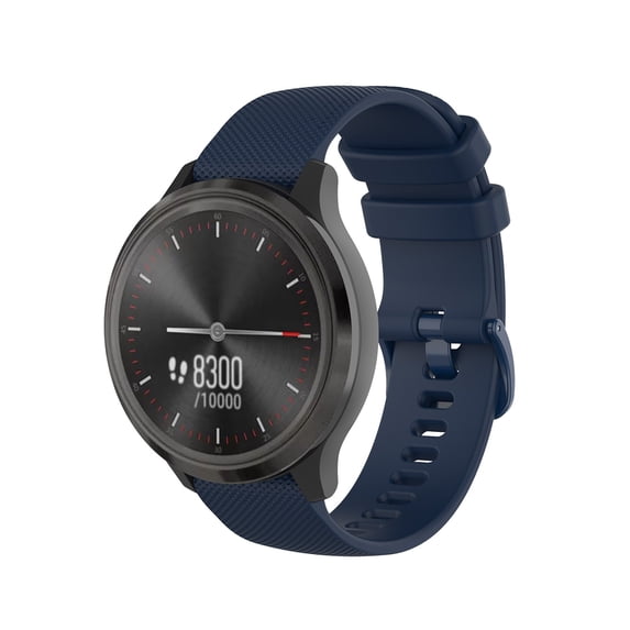 TPU Silicone Sports Wristwatch Bands Sweat-Proof Solid Color Design with Adjustable Features and Universal Compatibility