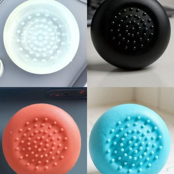 TPU Soft Silicone Anti-Dust Joystick Thumb Grip Caps for Nintendo Switch 2 Controller Multi-Color