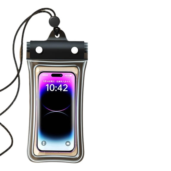 TPU Waterproof Phone Pouch for 7.2in or Less Phones, Floating Design for Water Activities