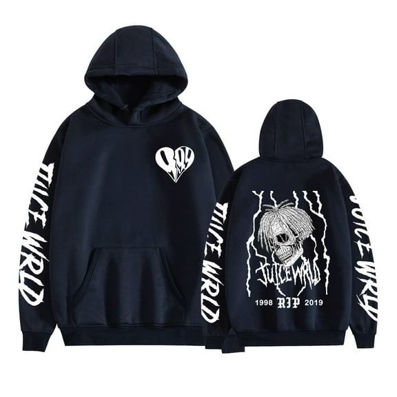 TPUABR Juice Hoodie Wrld Classic Pullover Hip Hop Street Rapper Casual Sweatshirt