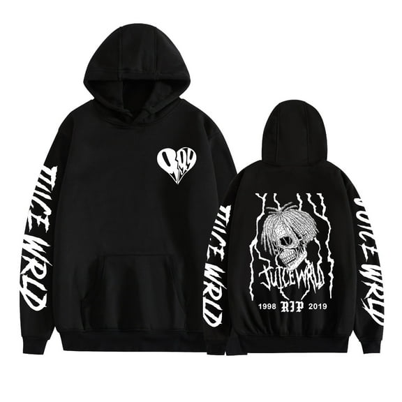 TPUABR Juice Hoodie Wrld Classic Pullover Hip Hop Street Rapper Casual Sweatshirt