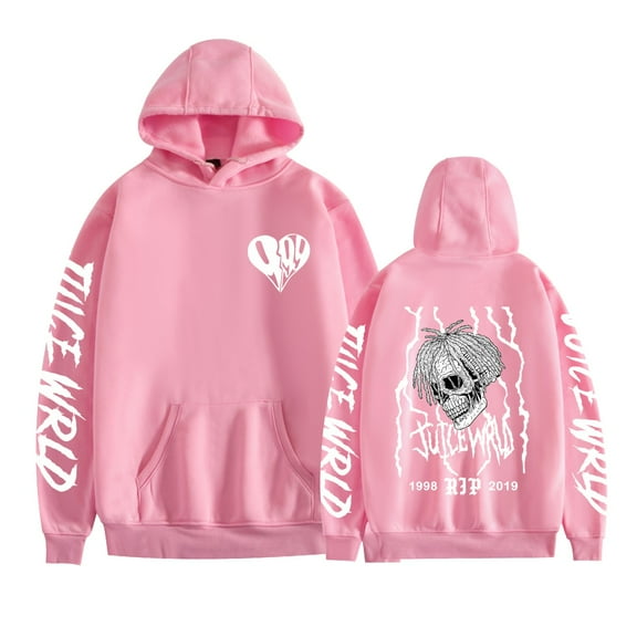 TPUABR Juice Hoodie Wrld Classic Pullover Hip Hop Street Rapper Casual Sweatshirt