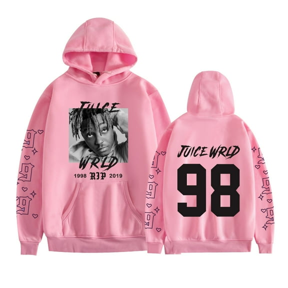 TPUABR Juice Hoodie Wrld Memorial Pullover Hip Hop Street Rapper Casual Sweatshirt