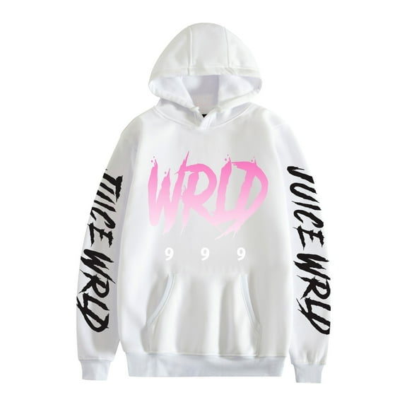 TPUABR Juice Hoodie Wrld Pullover Hip Hop Rapper Casual Sweatshirt