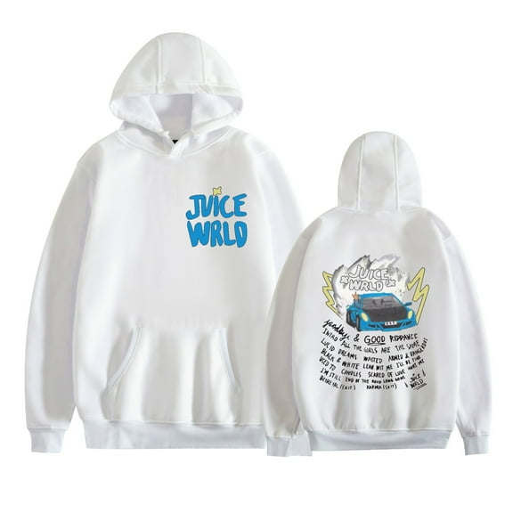 TPUABR Juice Hoodie Wrld Pullover Rapper Hip Hop Street Casual Sweatshirt