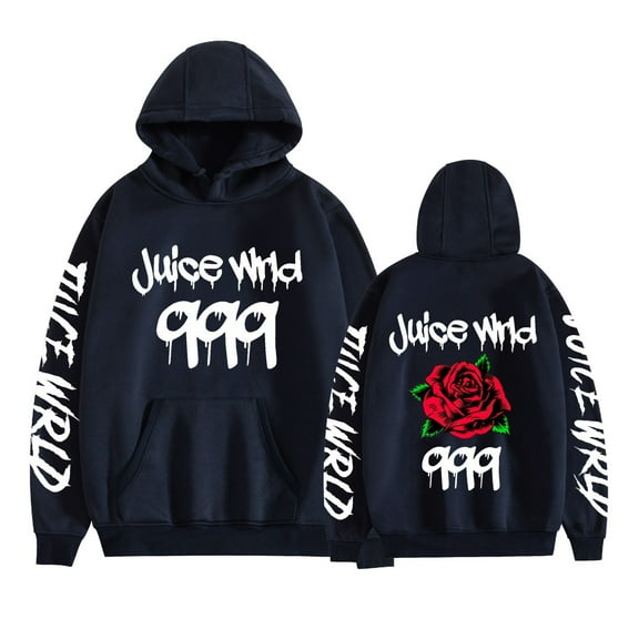 TPUABR Juice Hoodie Wrld Pullover Rapper Hip Hop Street Casual Sweatshirt