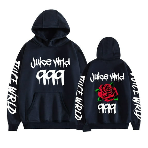 TPUABR Juice Hoodie Wrld Pullover Rapper Hip Hop Street Casual Sweatshirt